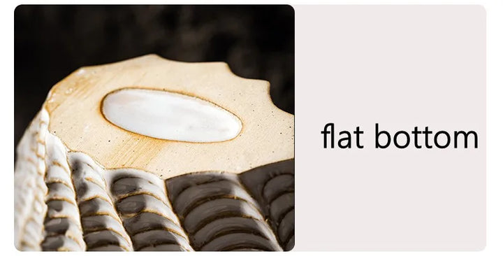 Retro Ceramic Hippocampus Vase – Boho Nordic Table Decor