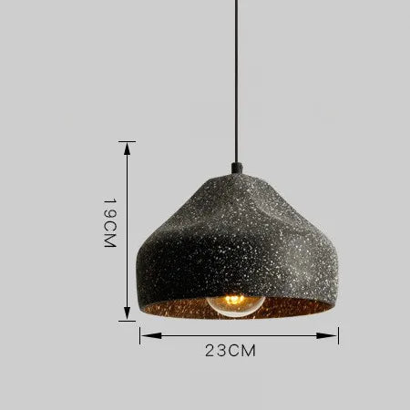 Nordic Industrial Cement Pendant Lamp – LED Chandelier