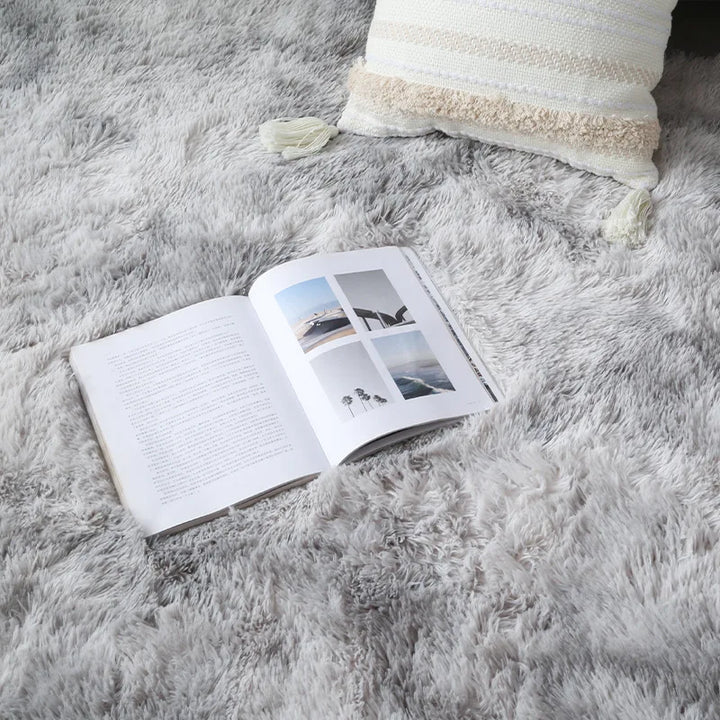 Long Plush Modern Soft Rug for Living Room