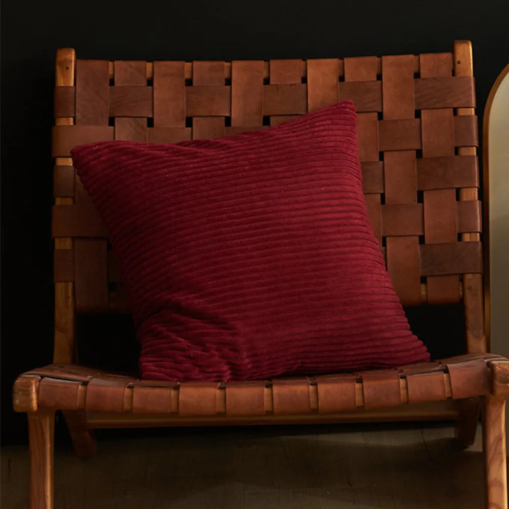 Striped Corduroy Pillow Cover Nordic Soft Decorative Case
