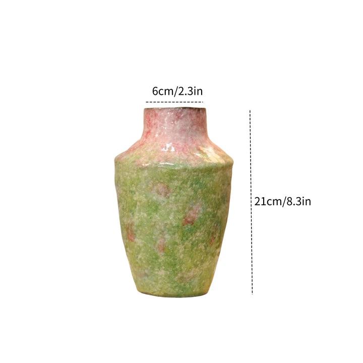 Impressionism Ceramic Vase – Abstract Modern Centerpiece