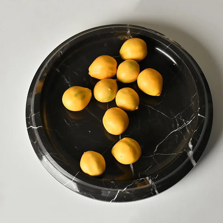 Natural Marble Decorative Tray – Coffee Table Accent