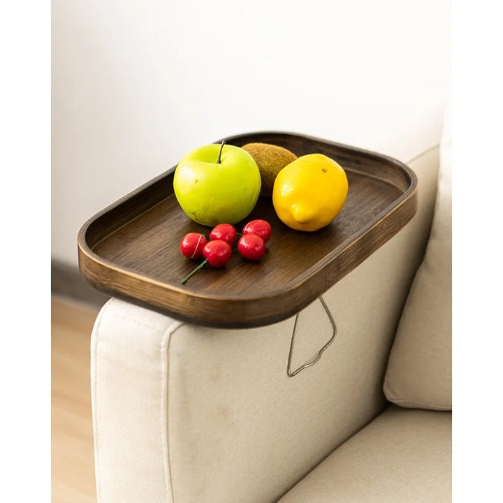 Bamboo Dried Fruit Tray – Small Mobile Tea & Coffee Table