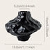 Geometric Stone Pattern Ceramic Vase – Modern Rockery-Style Decorative Flower Pot for Home & Tabletop