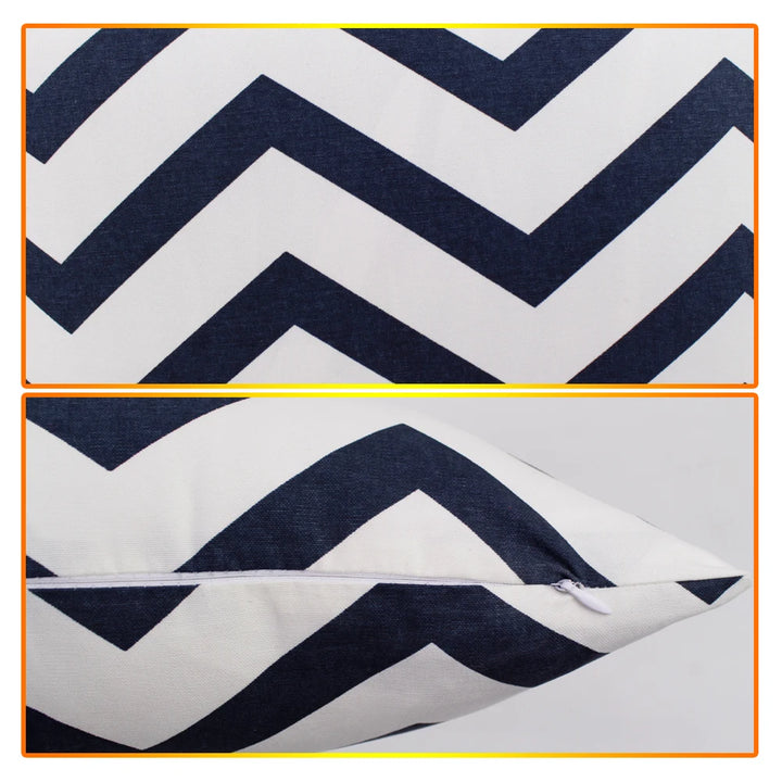 Nordic Cotton Long Pillow Case – Soft Wave Body Pillow Cover