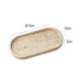 Travertine Stone Vanity Tray – Luxury Marble Organizer for Bathroom, Kitchen, Jewelry & Perfume Display