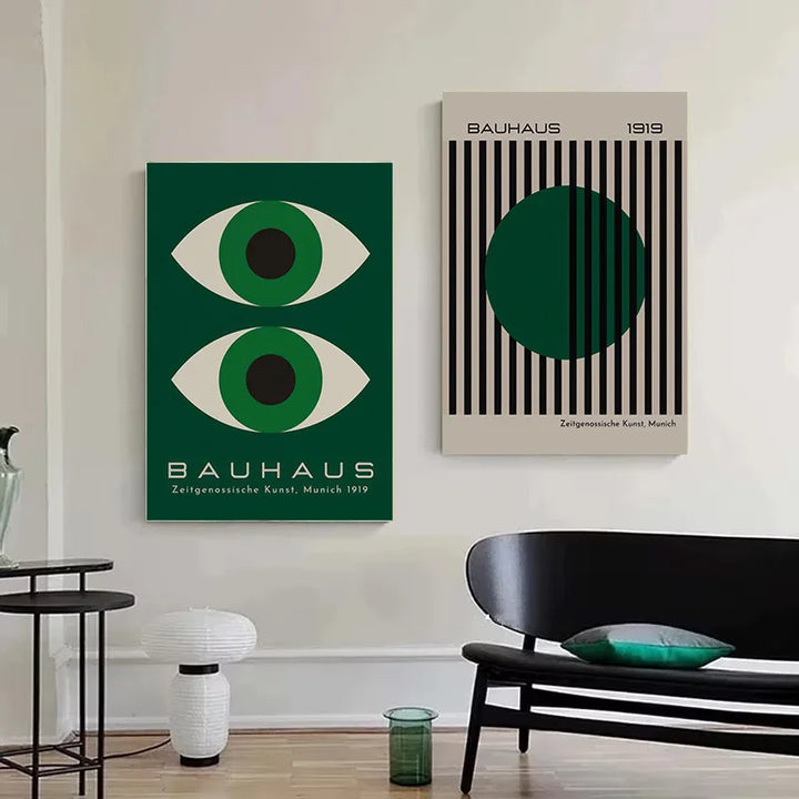 Abstract Sunset Canvas Wall Art – Modern Ocean Eye Line Print for Living Room & Bedroom Decoration