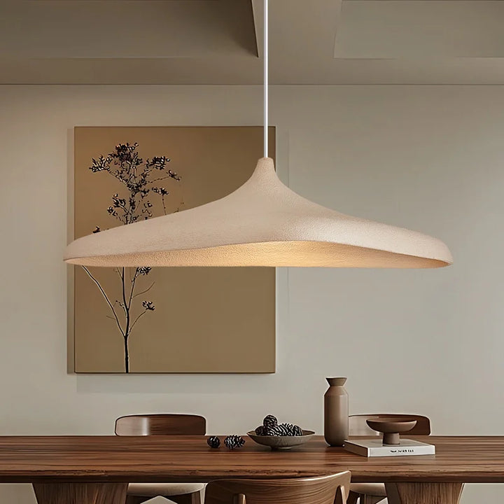 Wabi Sabi Brown Pendant Light – Japanese Minimalist LED Lamp
