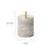 Grigio Travertine Bathroom Set – Antique Natural Stone Accessories with Soap Dispenser, Tray, Diffuser & More