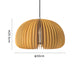 Modern Wooden Pendant Light – Japanese Style Pumpkin Chandelier for Bedroom, Restaurant, Hotel or Living Room Decor