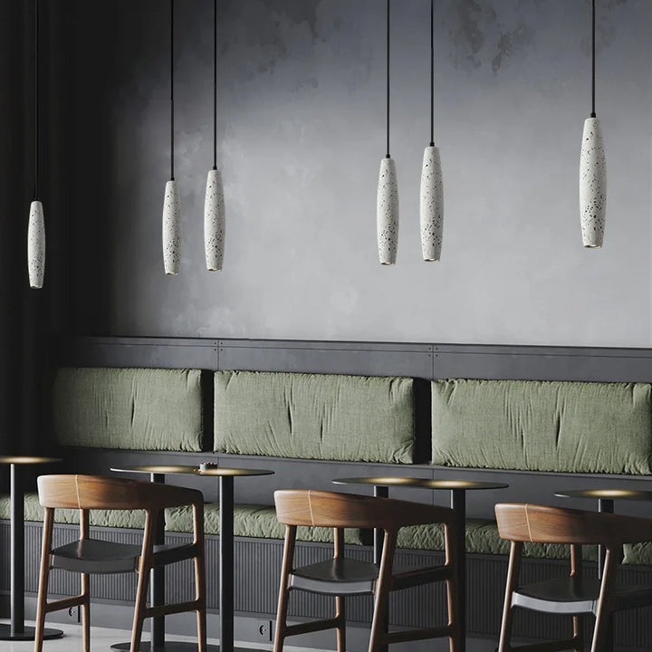 Industrial Waterstone LED Pendant Light – Modern Dining & Kitchen Lamp