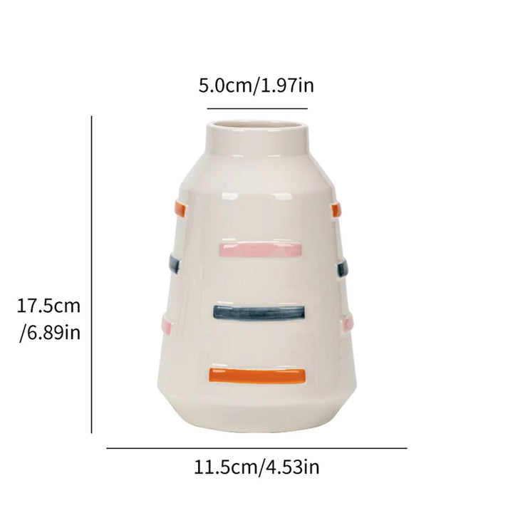 Simple Ceramic Vase – Elegant Boho Centerpiece