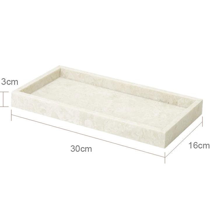 Crema Nuova Marble Bathroom Accessories Set