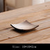 Black Walnut Wood Serving Tray – Handmade Tea & Snack Organizer for Desserts, Nuts, and Home Table Decor