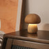 Cute Wooden Mushroom Night Light – Touch Bedside Lamp