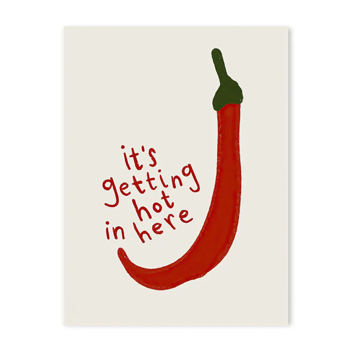 Japanese Hot Chilli Pepper Canvas Print – Kitchen Wall Art