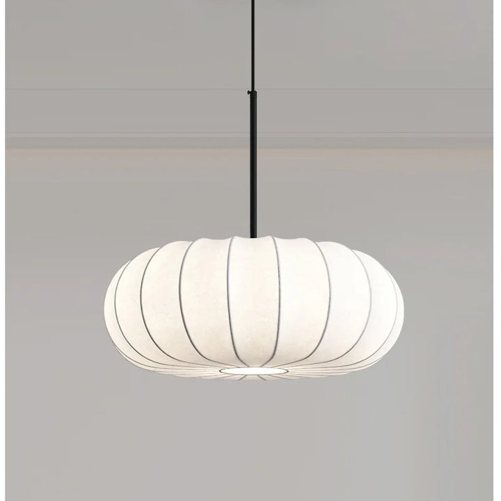 Wabi Sabi Silk LED Pendant Light – Japanese Style Lamp