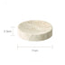 Beige Travertine Marble Bathroom Set – 9-Piece Natural Stone Accessories with Soap Dispenser, Diffuser, Tray & More