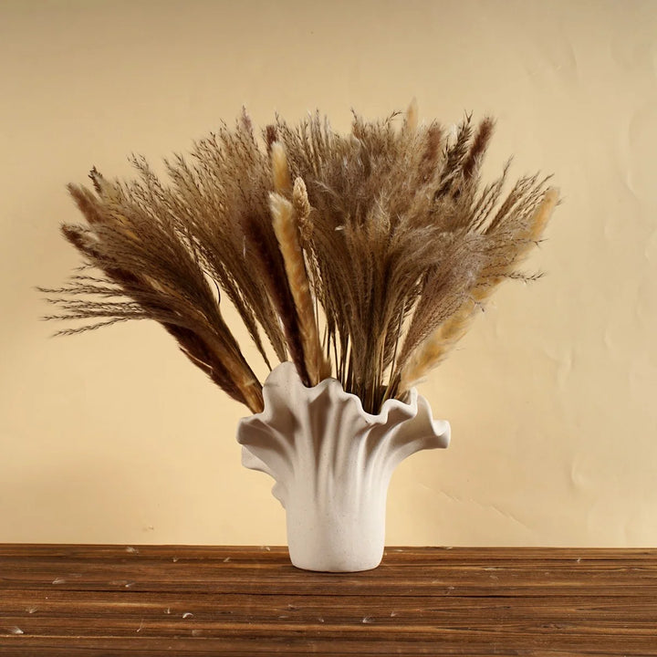 Minimalist Boho Porcelain Flower Vase for Modern Home Decor