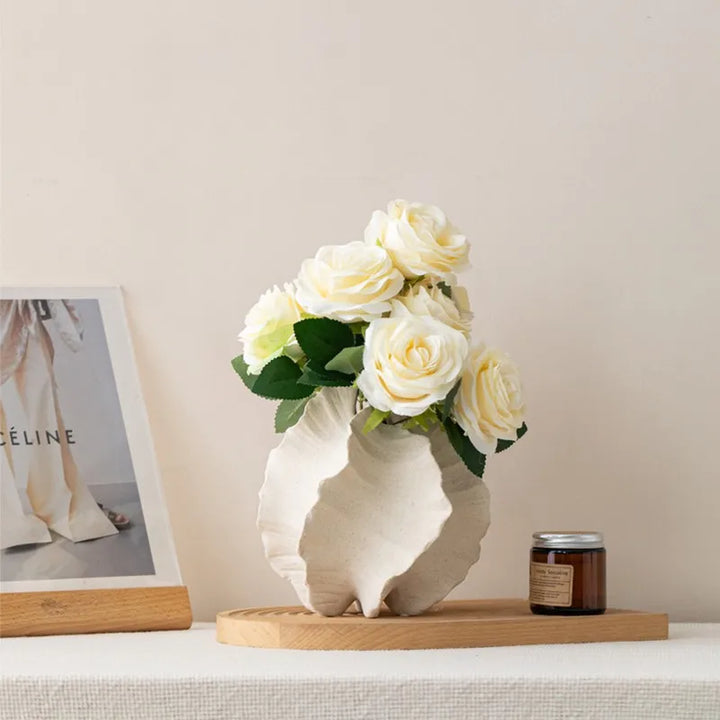 Starfruit Ceramic Vase – Nordic Modern Tabletop Decor