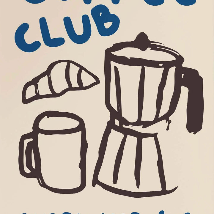 Retro Coffee Poster – Morning Café Canvas Wall Art | Vintage Kitchen & Coffee Lover Home Decor