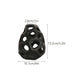 Hollow Out Ceramic Vase – White & Black Nordic Accent Decor for Home, Office & Living Room