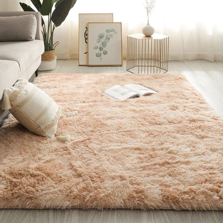 Long Plush Modern Soft Rug for Living Room