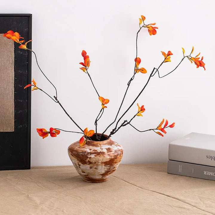 Rustic Ceramic Vase – Textured Pottery for Home Décor