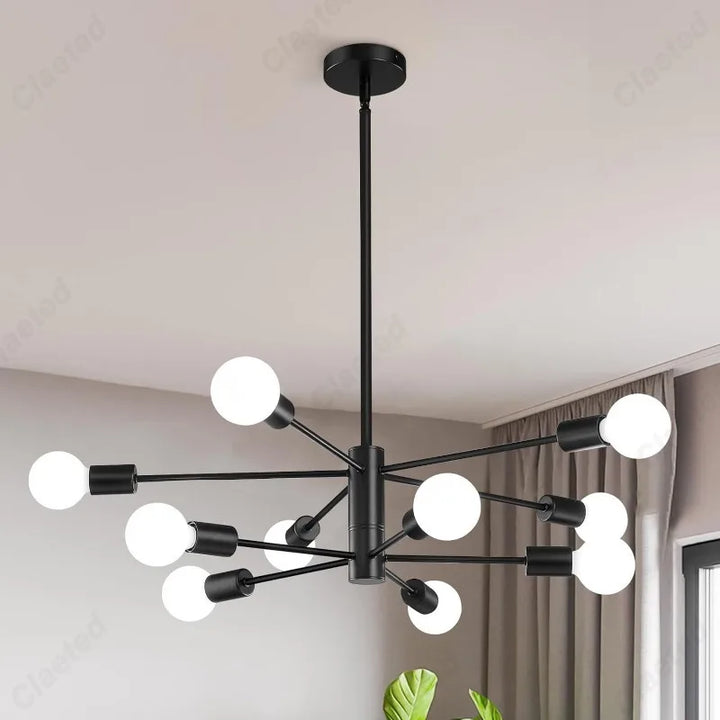 Modern Minimalist LED Chandelier – European Style Pendant Light