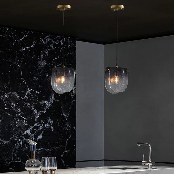 Modern Gradient Glass Pendant Light – Indoor Chandelier