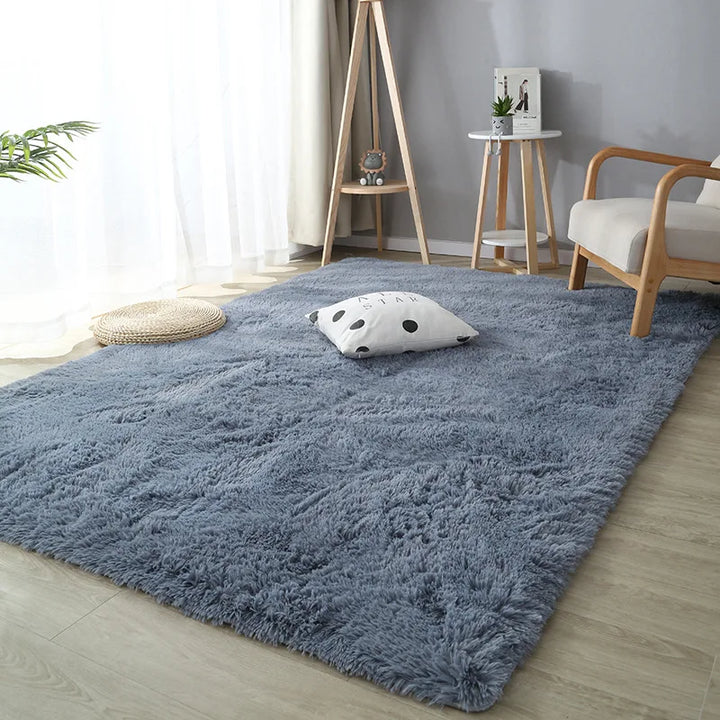 Long Plush Modern Soft Rug for Living Room