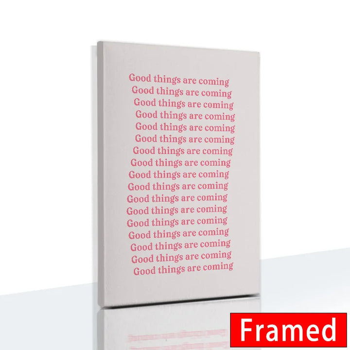 Gradient Spiritual Aura Canvas – Framed Pastel Wall Art