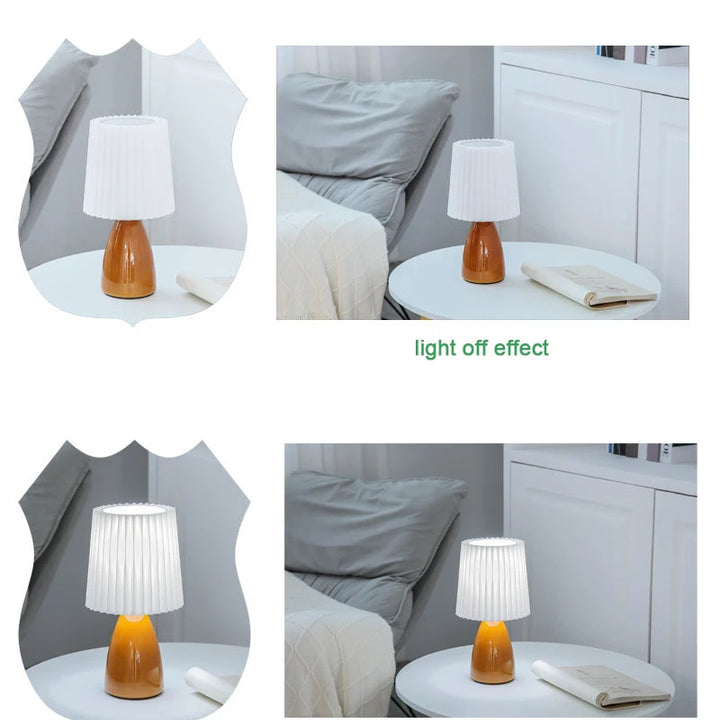 Ceramic Milkshake LED Night Lamp – Soft Bedside Light