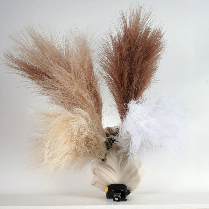 Modern Irregular Ceramic Vase – Nordic Centerpiece for Pampas Grass & Dried Flowers