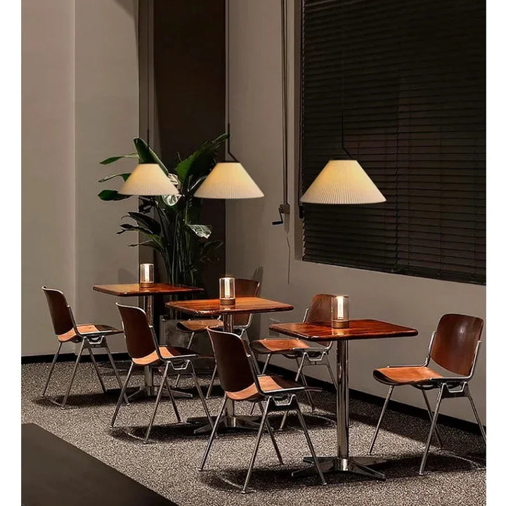 Pleated Fabric Pendant Light – Modern Nordic Ceiling Lamp