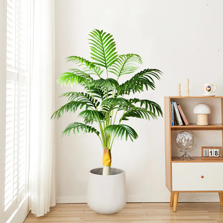 120cm Artificial Palm Tree – Large Tropical Coconut Plant Decor