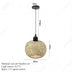 Retro Bamboo Rattan Pendant Light – Vintage LED Chandelier