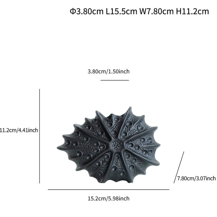 Sea Urchin Ceramic Vase – Modern Home Centerpiece