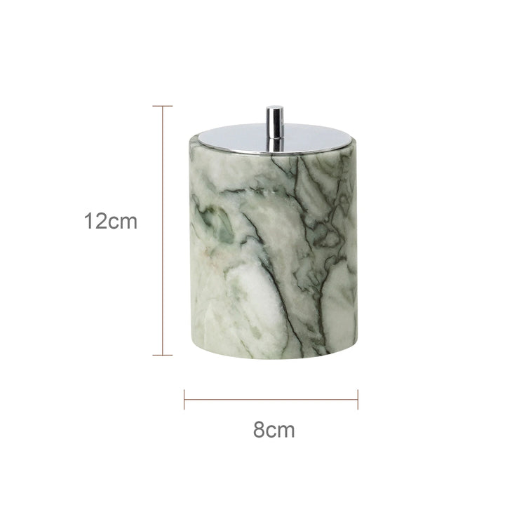 Cold Emerald Marble Bathroom Accessories Set