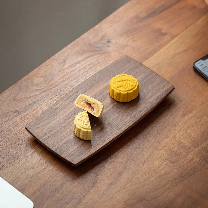 Wooden Tea Tray – Japanese Style Solid Wood Coffee & Snack Tray