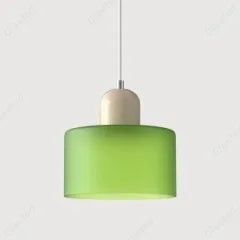 Modern Glass LED Pendant Light – E27 Cream Style Chandelier for Living Room, Bedroom & Dining