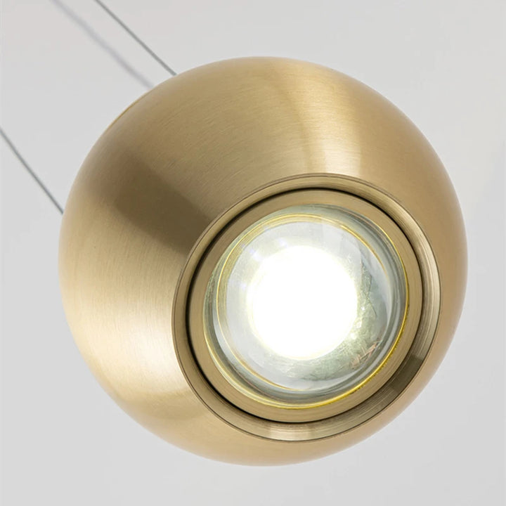 Modern Gold Pendant Lamp – Nordic Egg-Shaped LED Light