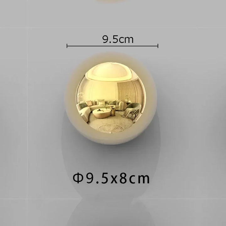 Minimalist Decorative Ball Wall Hanging – Modern Aesthetic Room Ornament