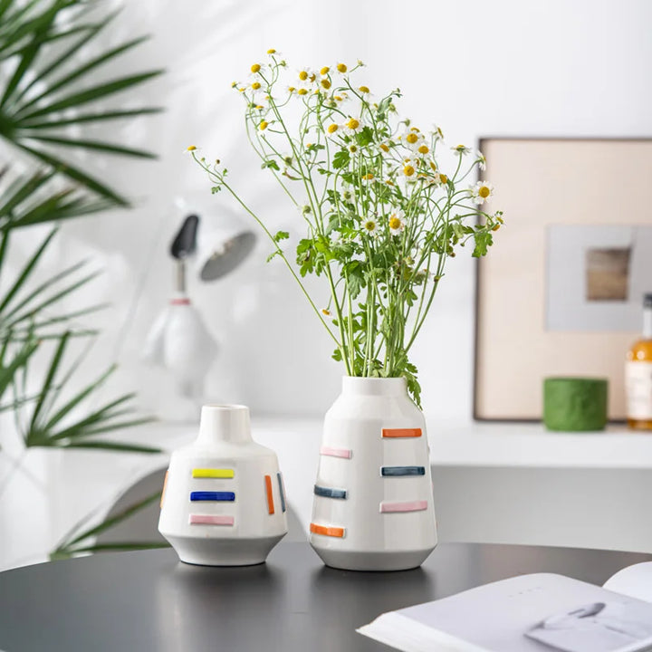 Simple Ceramic Vase – Elegant Boho Centerpiece