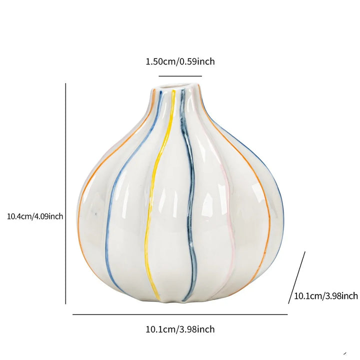 Cute Ceramic Bud Vase – Modern Tabletop Home Decoration