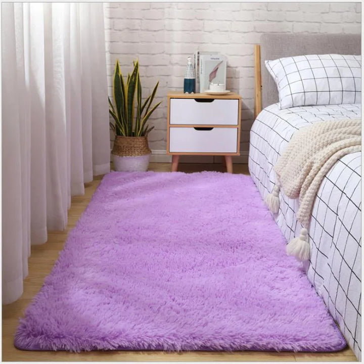 Thick Fluffy Plush Rug for Living Room and Bedroom