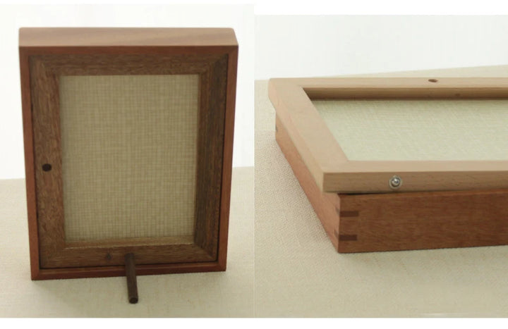 Nordic Wooden Photo Frame – Solid Wood Tabletop Decor