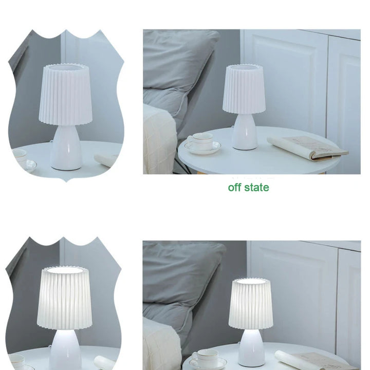 Ceramic Milkshake LED Night Lamp – Soft Bedside Light