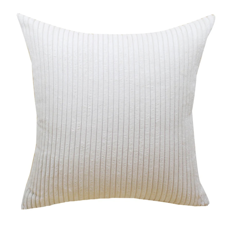 Large Soft Corduroy Cushion Cover – Nordic Striped Pillowcase