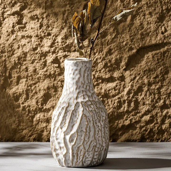 Nordic Ceramic Vase – Modern Boho Tabletop Decor